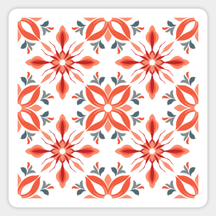 Tileable Floral Pattern Sticker